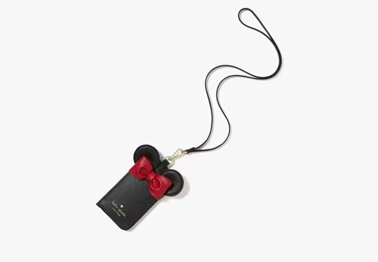 AUTHENTIC/ORIGINAL KATE SPADE KS Disney X Kate Spade New York 3d Card Case Lanyard