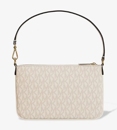 AUTHENTIC/ORIGINAL Michael Kors MK Jet Set Small Signature Logo Convertible Wristlet