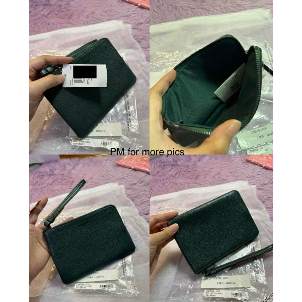 ORIG & IMPORTED CCH Corner Zip Small Wristlet Card Wallet