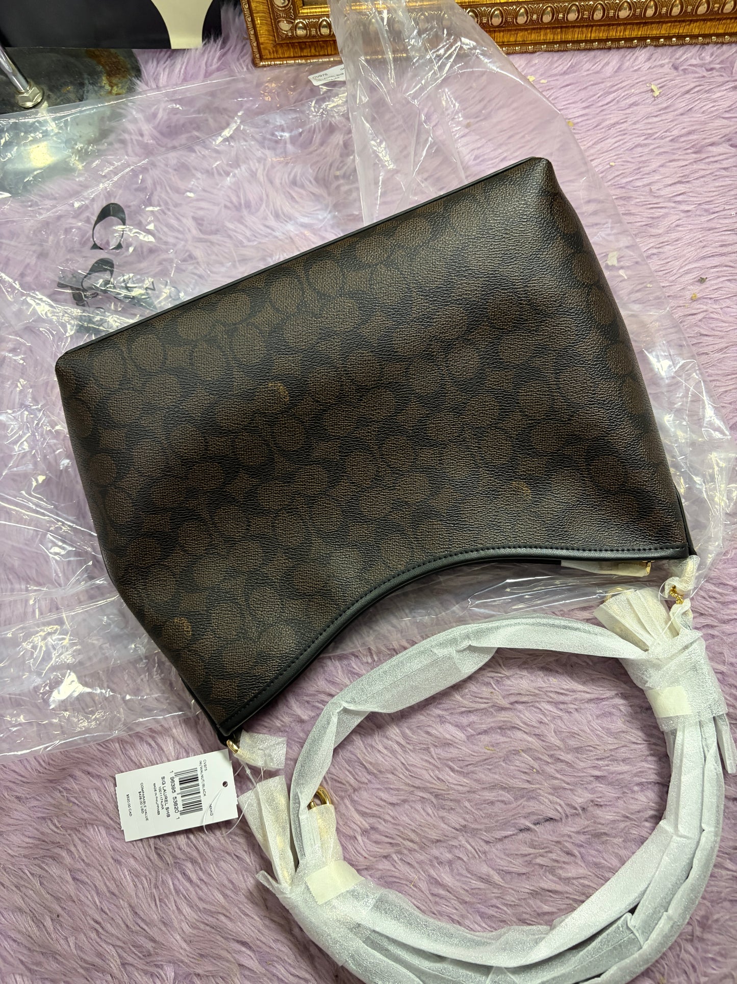 ORIG & IMPORTED CCH Laurel Shoulder Bag In Signature Canvas Walnut Brown