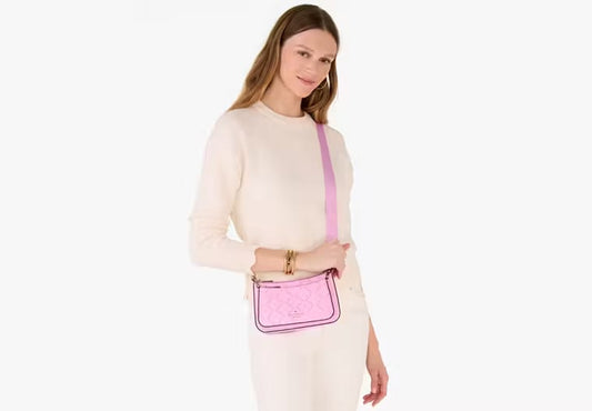 AUTHENTIC/ORIGINAL KATE SPADE KS Spade Flower Small Crossbody - PINK