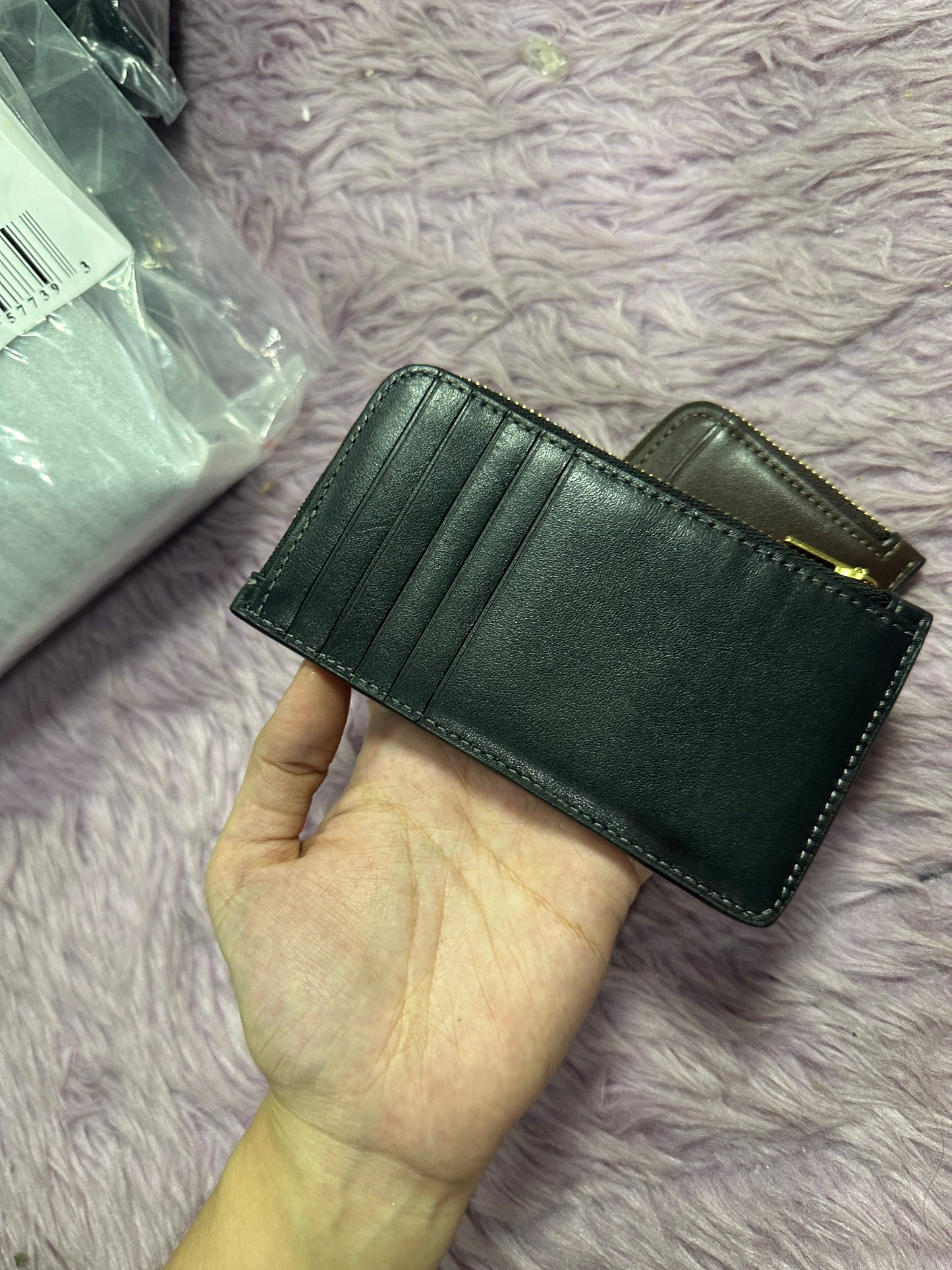 ORIG & IMPORTED CCH Slim Zip Card Case Wallet