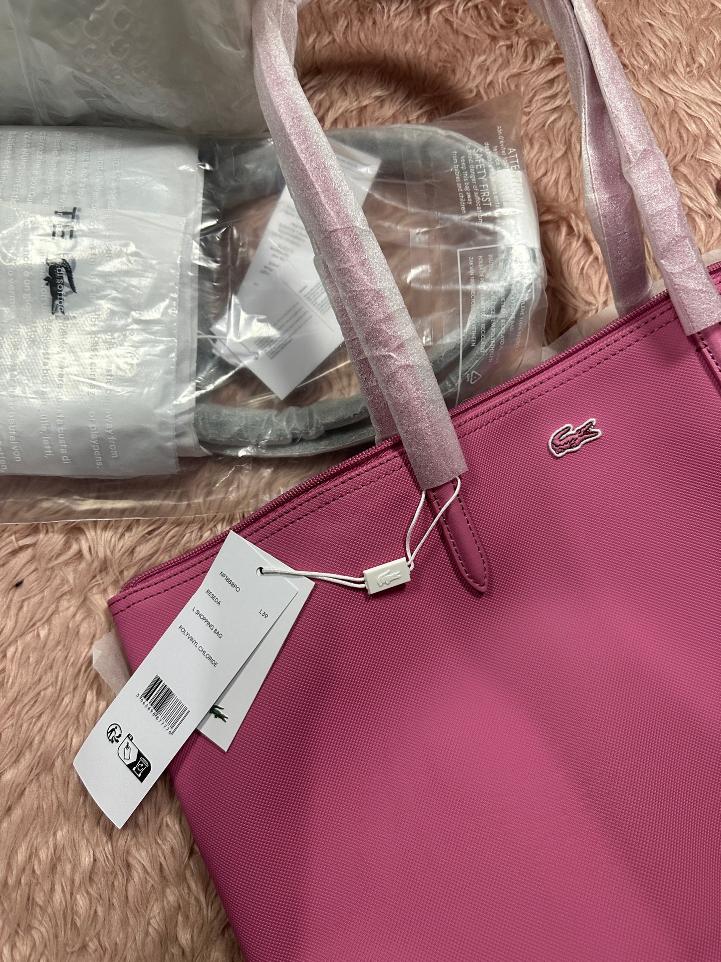 ORIG & IMPORTED LCT Concept Tote Bag Reseda Pink Small & Large
