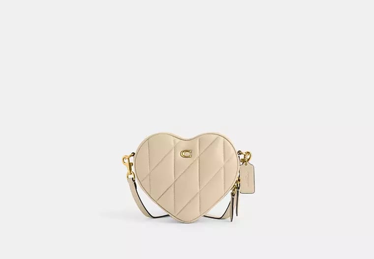 AUTHENTIC/ORIGINAL COACH Heart Crossbody Bag With Quilting