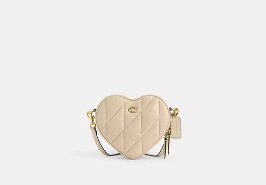 AUTHENTIC/ORIGINAL COACH Heart Crossbody Bag With Quilting