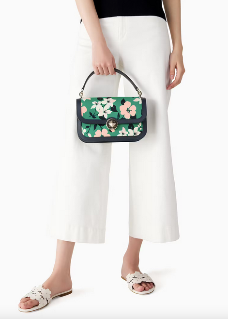 AUTHENTIC/ORIGINAL Preloved KateSpade KS Audrey Flap Crossbody Small Green Bag