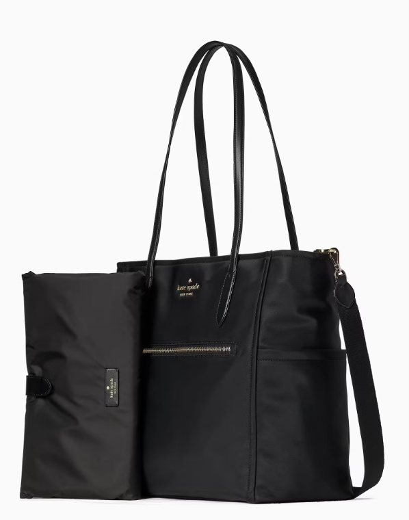 AUTHENTIC ORIGINAL KateSpade KS Chelsea Nylon Baby Bag Black Grandeur Store