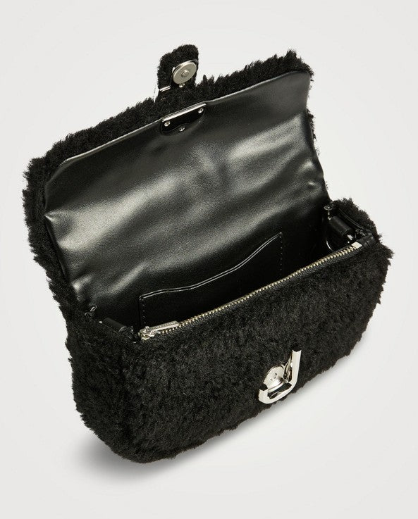 AUTHENTIC/ORIGINAL Preloved Marc Jacobs MJ Mini The J Marc Teddy Shoulder Bag Black