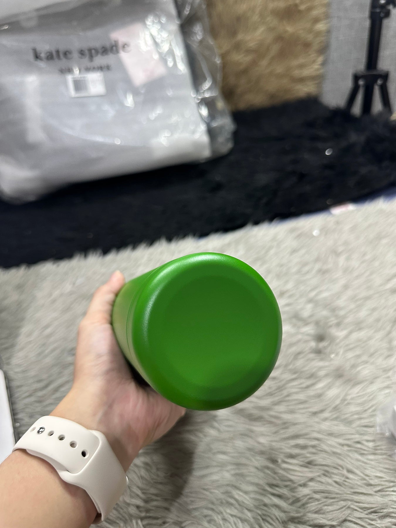 AUTHENTIC/ORIGINAL KateSpade KS Water Bottle Green