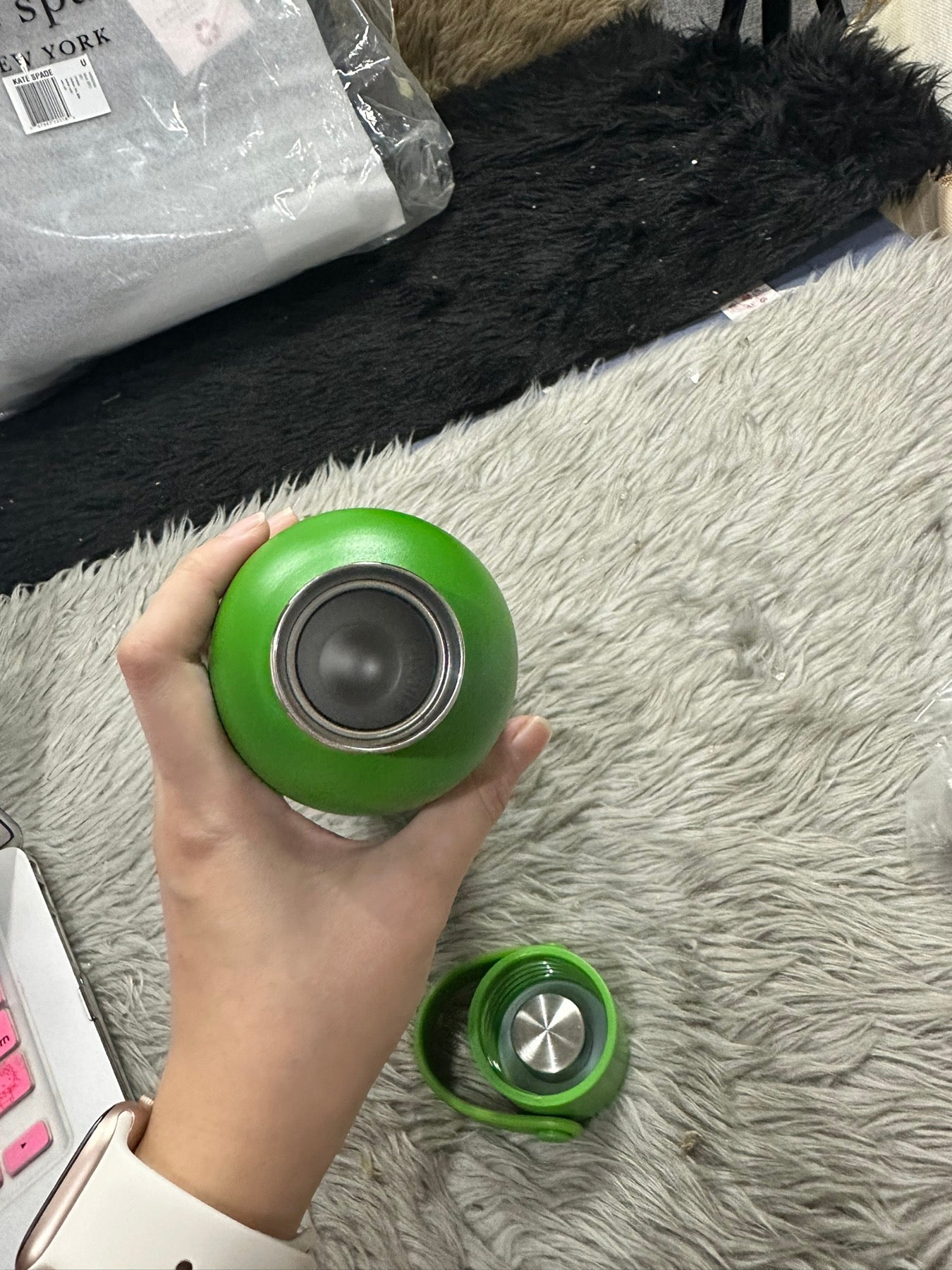 AUTHENTIC/ORIGINAL KateSpade KS Water Bottle Green