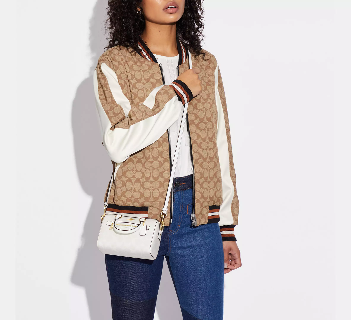 AUTHENTIC/ORIGINAL Mini Rowan Crossbody In Signature Canvas