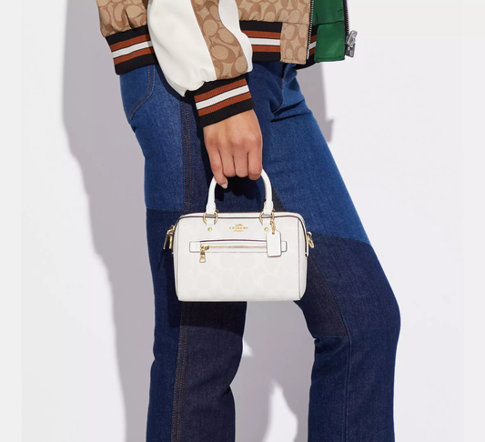 AUTHENTIC/ORIGINAL Mini Rowan Crossbody In Signature Canvas