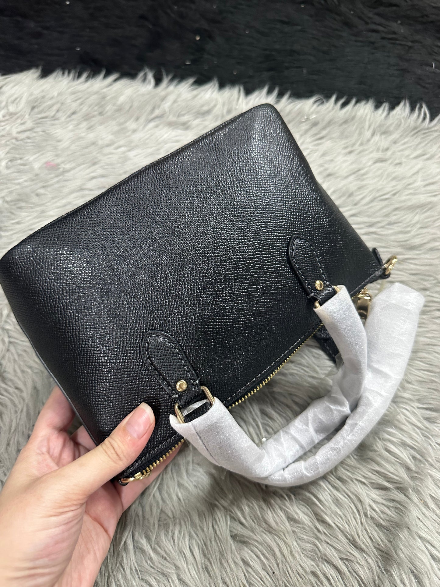 AUTHENTIC/ORIGINAL COACH Mini Gallery Crossbody Bag in BLACK