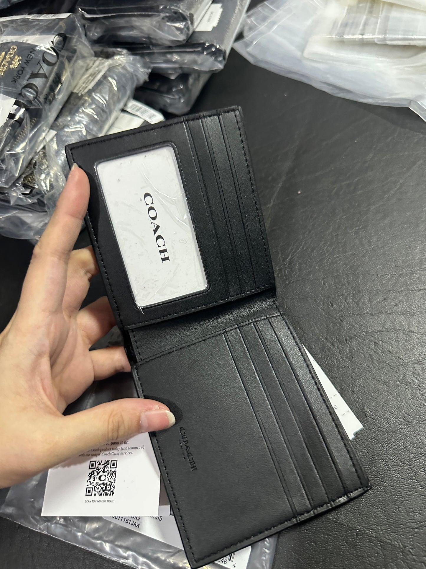 ORIG & IMPORTED CCH Id Billfold Wallet In Signature Canvas for Men NO INSERT