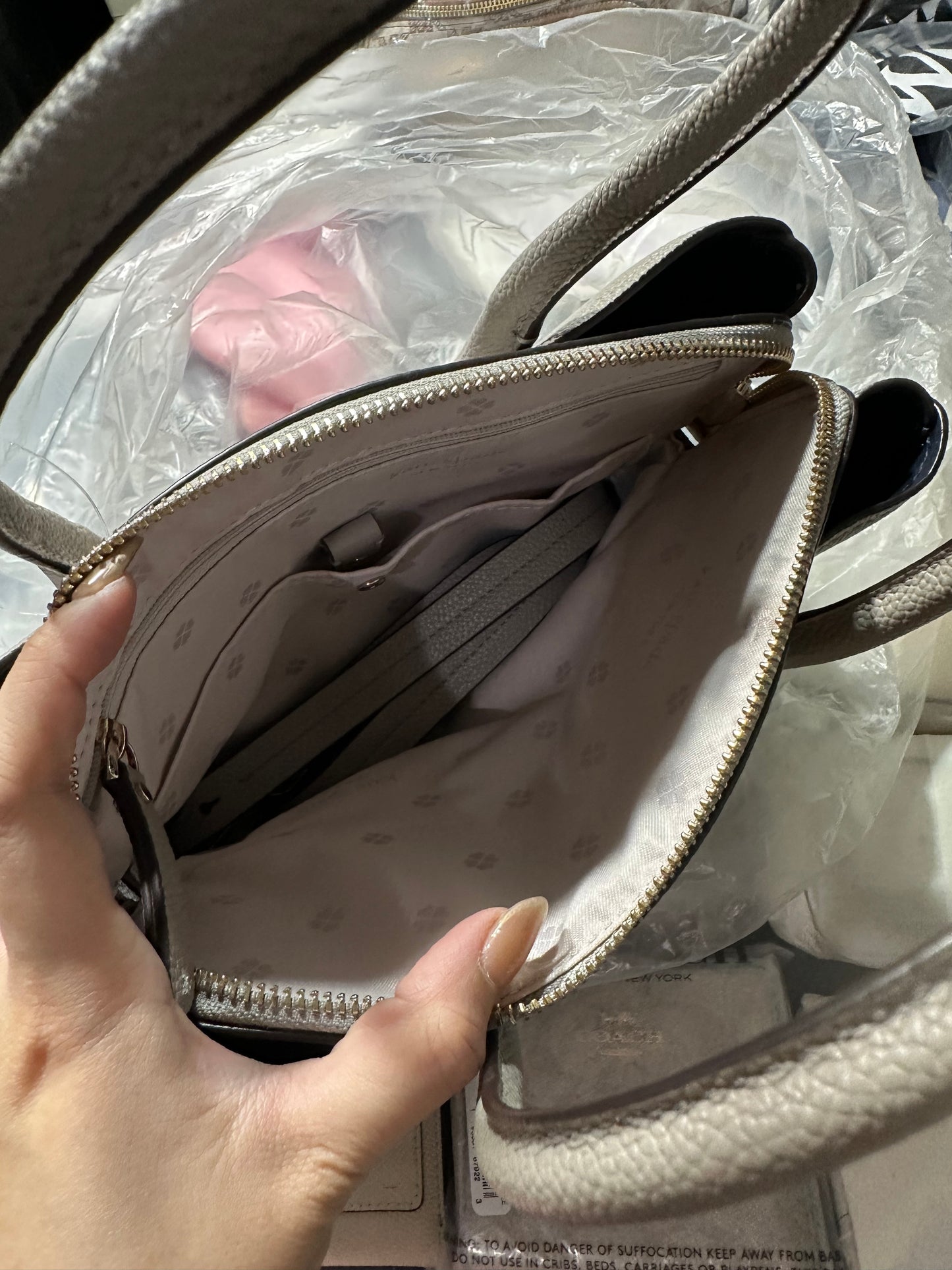 SALE! ❤️ AUTHENTIC/ORIGINAL Preloved KateSpade Margaux Medium Satchel Taupe Bag