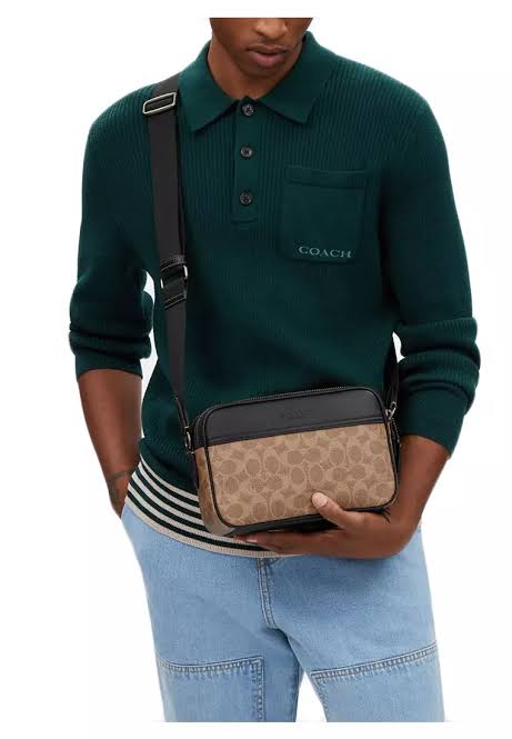 ORIG & IMPORTED CCH Graham Crossbody Men Bag In Tan Brown
