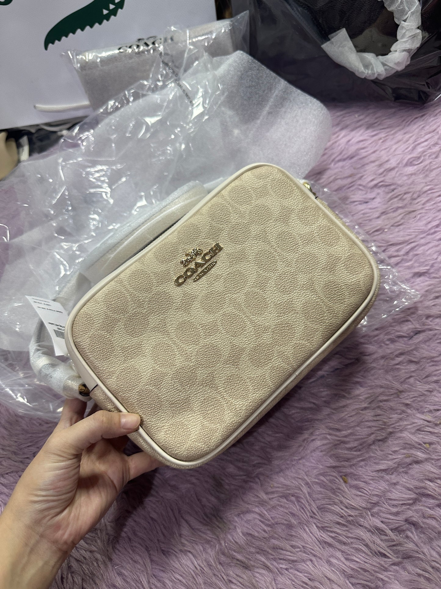 ORIG & IMPORTED CCH Mini And Regular Jamie Camera Bag in Sand/Taupe