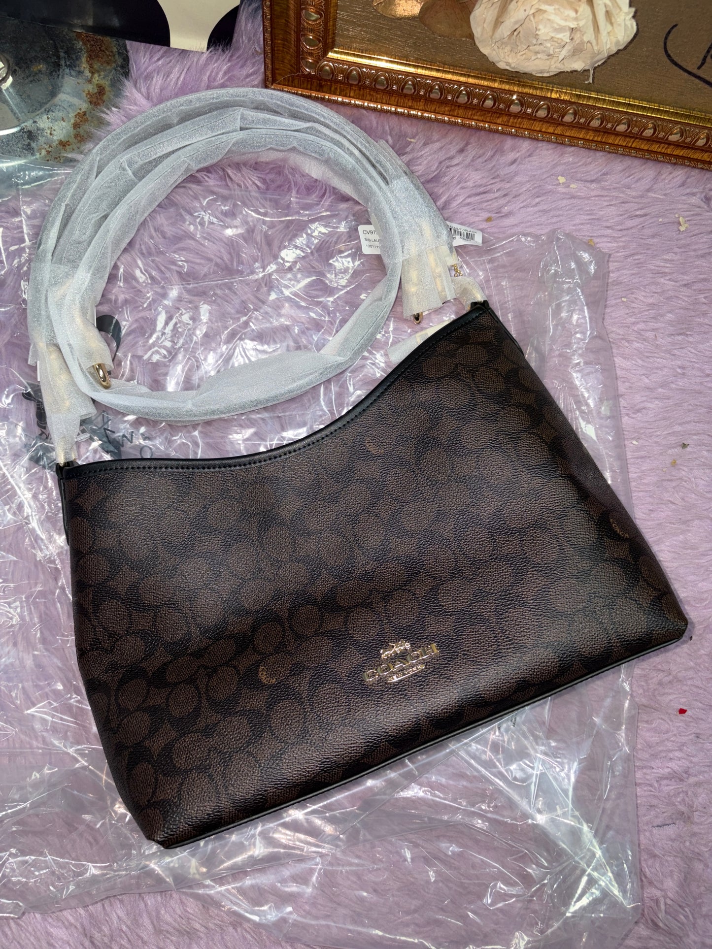 ORIG & IMPORTED CCH Laurel Shoulder Bag In Signature Canvas Walnut Brown