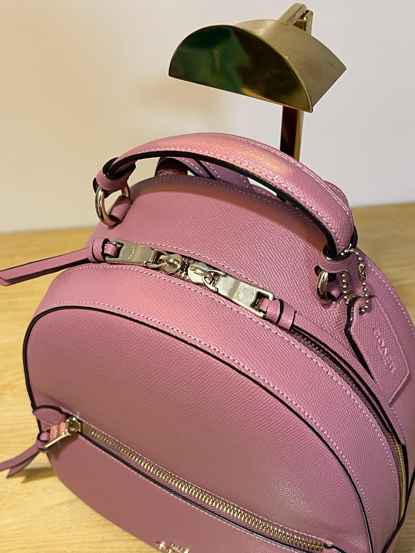 AUTHENTIC/ORIGINAL Preloved Coach Jordyn Backpack pink bag