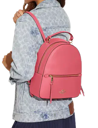 AUTHENTIC/ORIGINAL Preloved Coach Jordyn Backpack pink bag