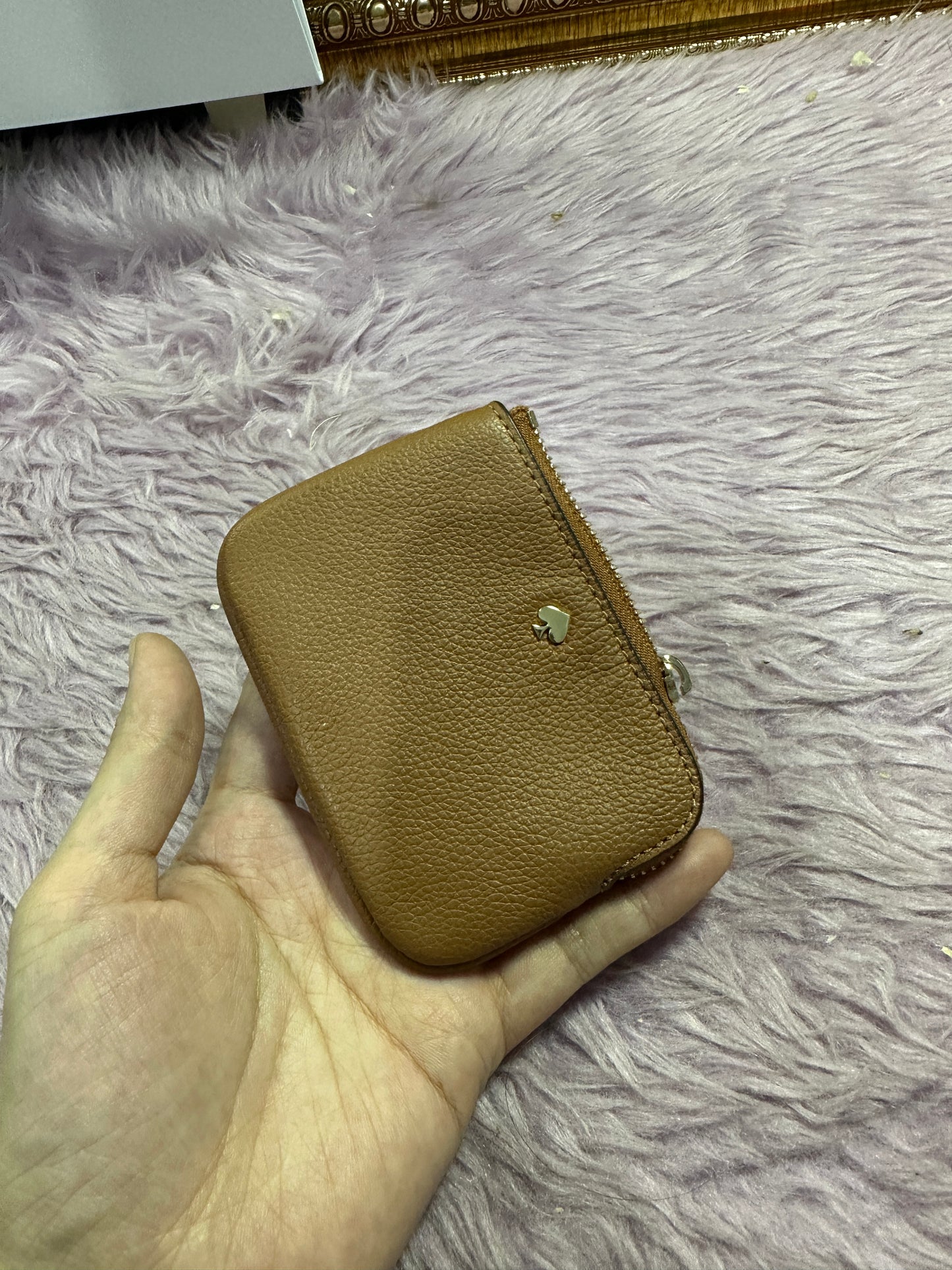 SALE! ❤️ ORIG & IMPORTED KS Coin Purse Detachable Wallet Bag Charm Brown/Black/White