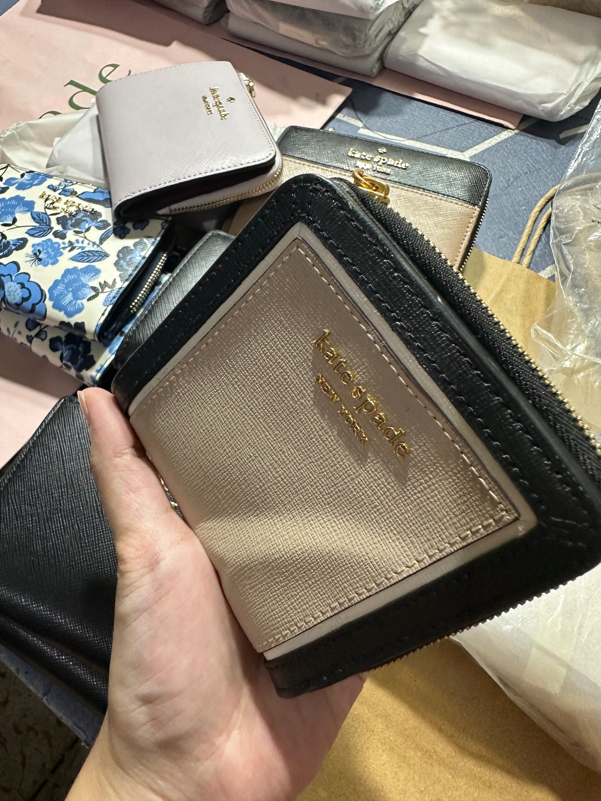 Bifold Wallet Kate Spade Purse With Built In Wallet NWT Kate Spade