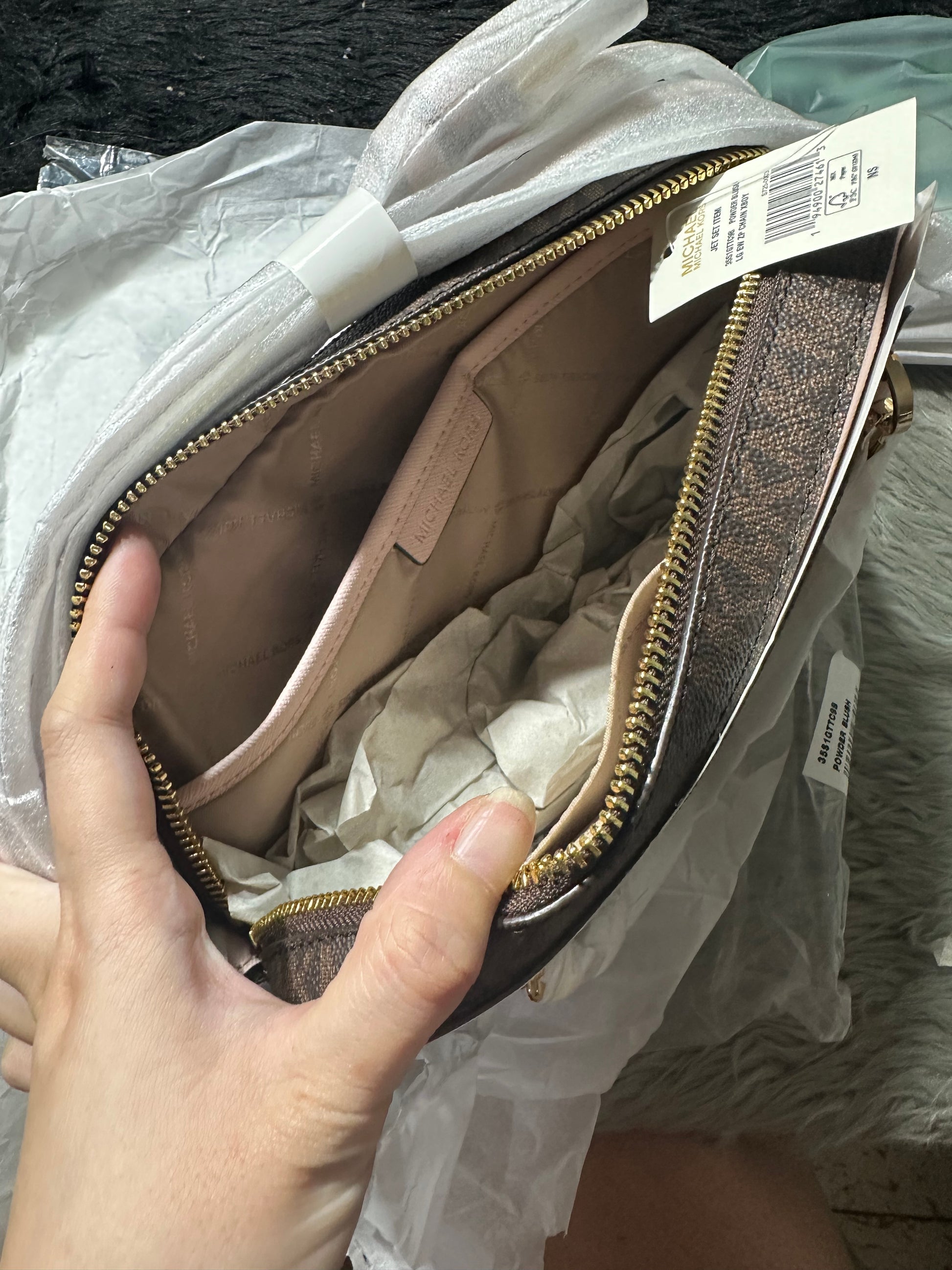 Crossbody Original MK Handbags Lining Authentic Mk Purse AUTHENTIC