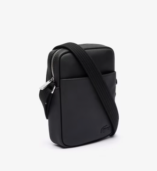 AUTHENTIC/ORIGINAL Lac0st Men's Classic Satchel Black Bag