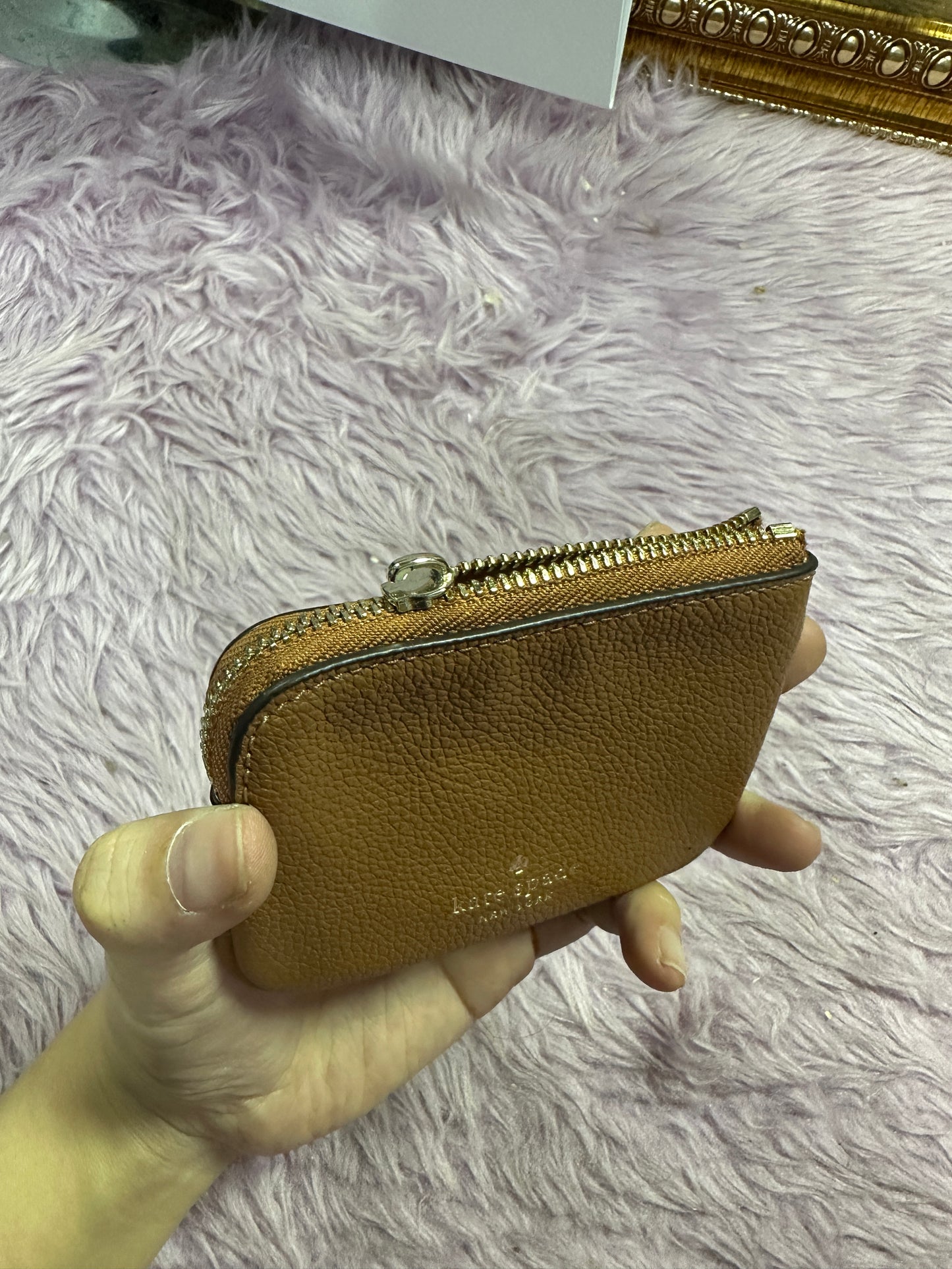 SALE! ❤️ ORIG & IMPORTED KS Coin Purse Detachable Wallet Bag Charm Brown/Black/White