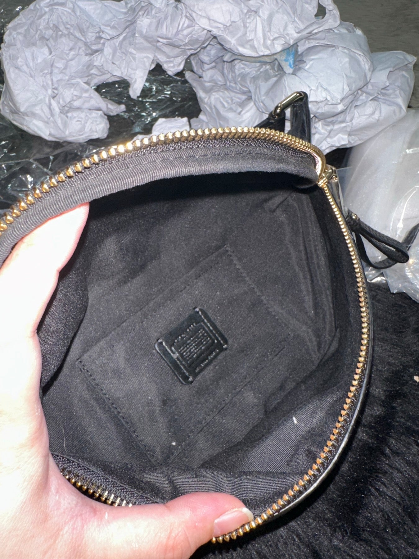 AUTHENTIC/ORIGINAL Coach RARE Belt Bag Black