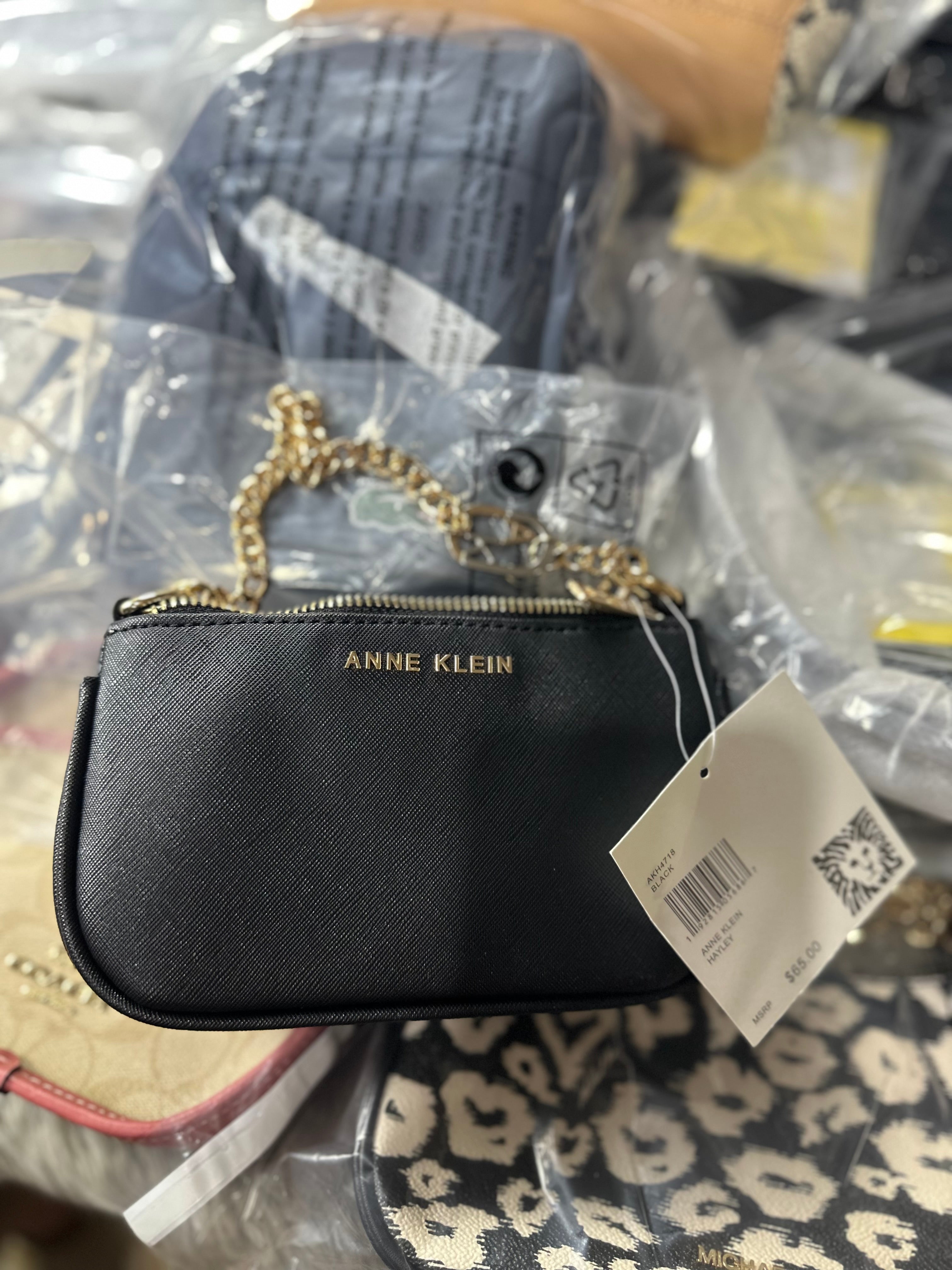 AUTHENTIC ORIGINAL Anne Klein AK Small Bag Black Grandeur Store