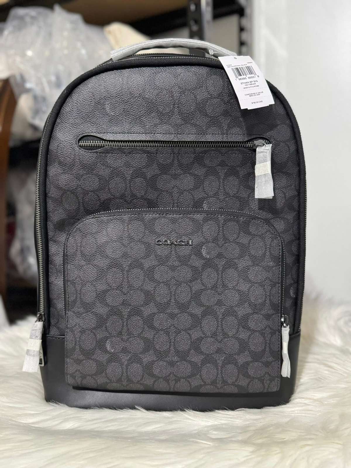 ORIG & IMPORTED COACH Ethan Backpack In Signature Canvas