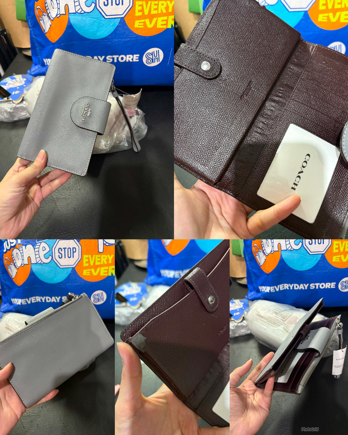 ORIG & IMPORTED CCH Phone Tech Long Wallet Brown Black