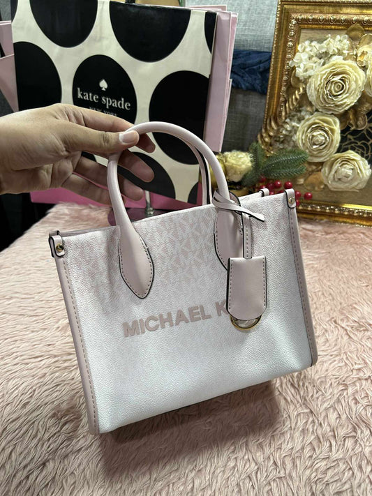 ORIG & IMPORTED MK Mirella Small Ombré Signature Logo Crossbody Pink Bag