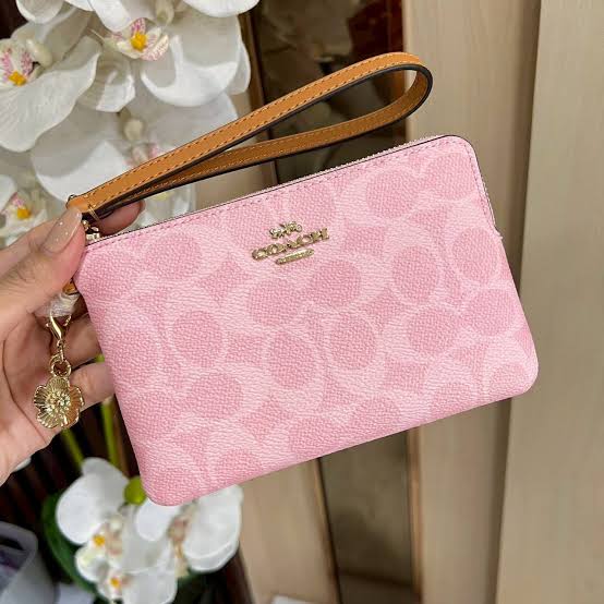 ORIG & IMPORTED CCH Corner Zip Small Wristlet Card Purse Wallet