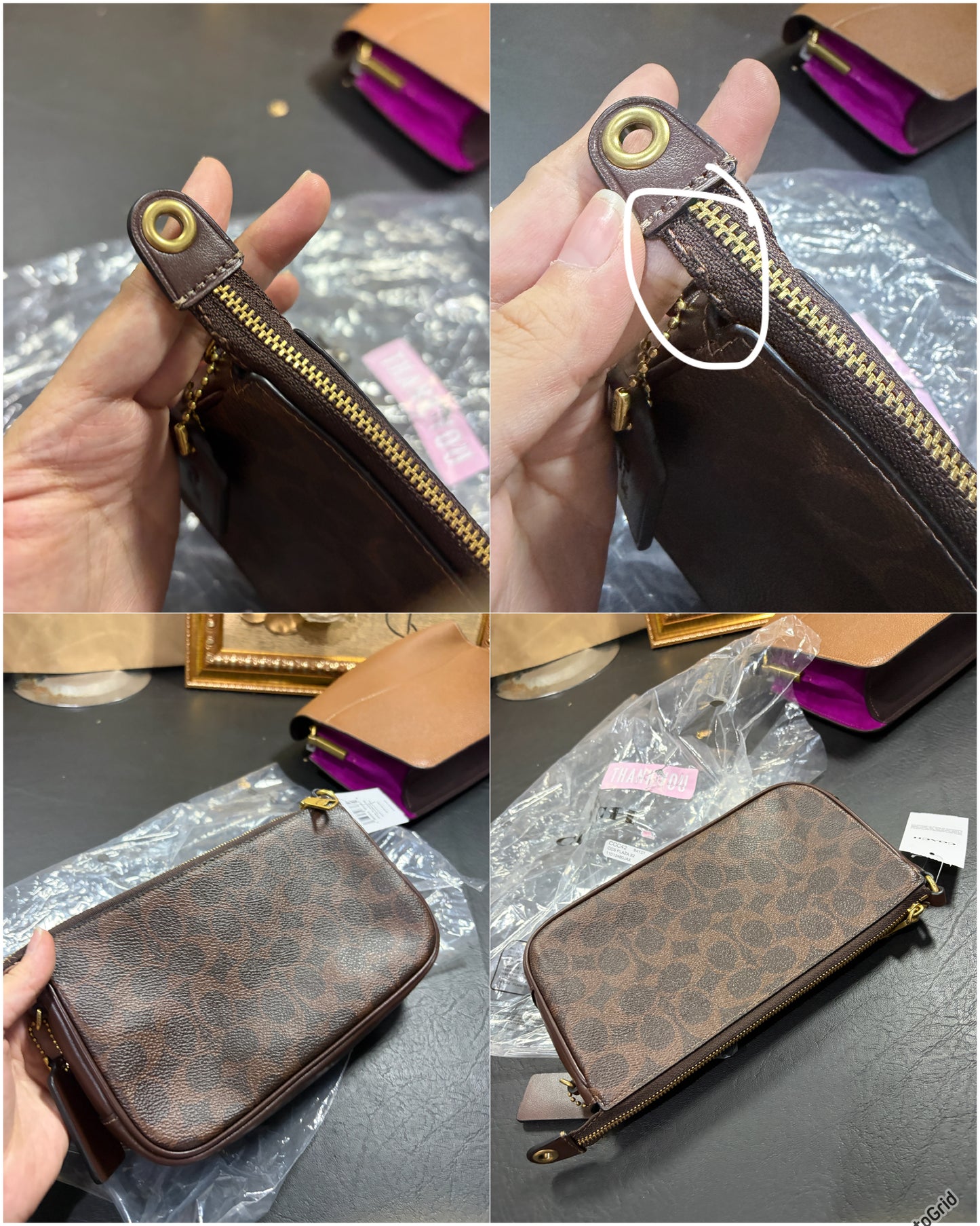 ORIG & IMPORTED CCH Retail Plaza 18 and 22 Small Shoulder Bag Maple Brown