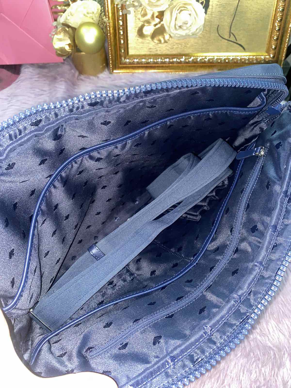 ORIG Preloved KateSpade KS Jae Laptop Nylon Blue Bag