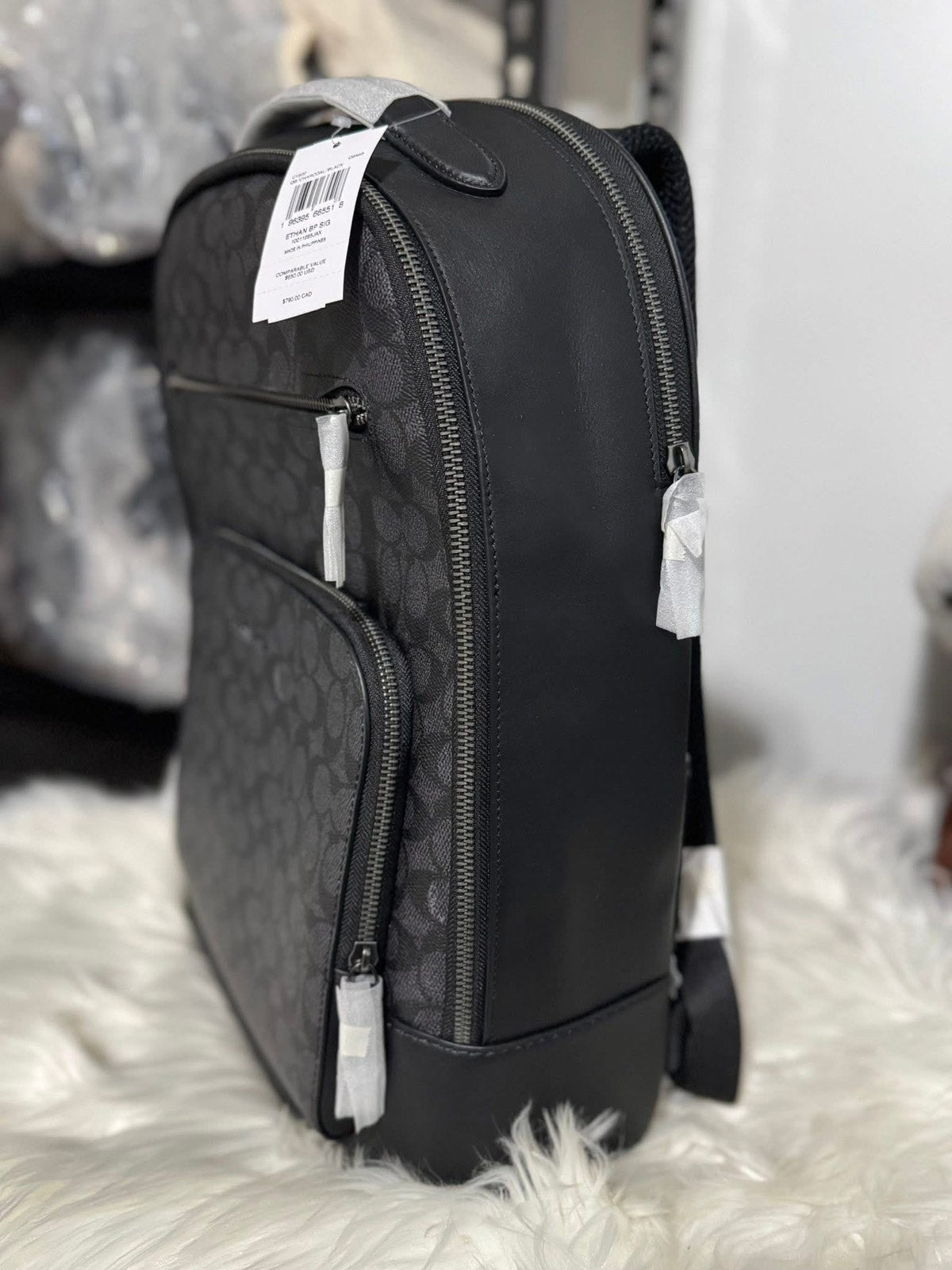 ORIG & IMPORTED COACH Ethan Backpack In Signature Canvas