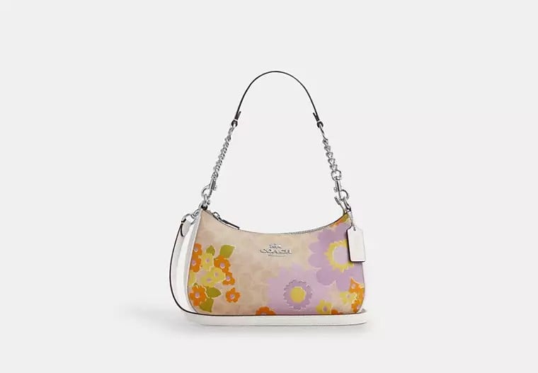 ORIG & IMPORTED COACH Teri Shoulder Bag In Signature Canvas With Floral Print