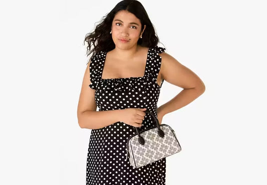 ORIG & IMPORTED Kate Spade KS Spade Flower Small Dolly Duffle