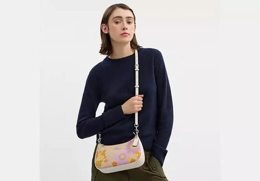 ORIG & IMPORTED COACH Teri Shoulder Bag In Signature Canvas With Floral Print