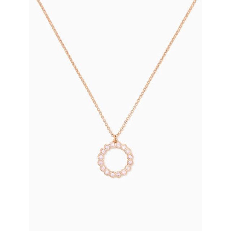 AUTHENTIC/ORIGINAL KateSpade Full Circle Mini Pendant Necklace