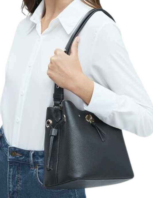 ORIG Preloved KATE SPADE KS Marti Small Bucket Black Bag