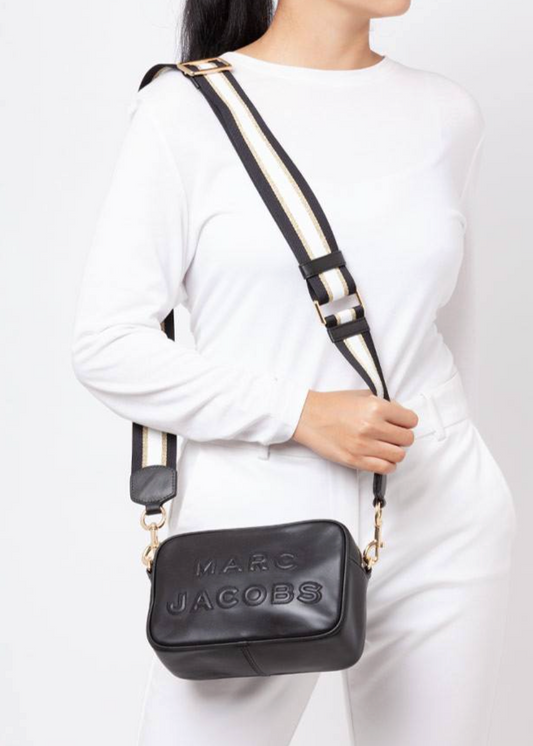 ORIG Preloved Marc Jacobs MJ Flash Leather Camera Black Crossbody Bag