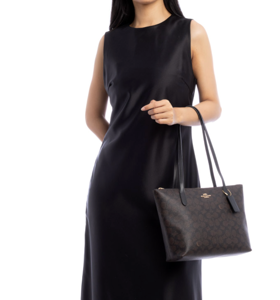 ORIG & IMPORTED CCH Fiona Zip Small Tote Brown Bag