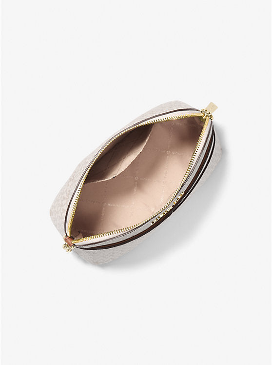 ORIG & IMPORTED Michael Kors MK Jet Set Travel Medium Logo Dome Crossbody Bag