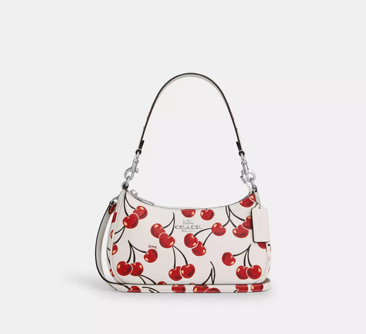 AUTHENTIC/ORIGINAL COACH Teri Shoulder Bag With Cherry Print