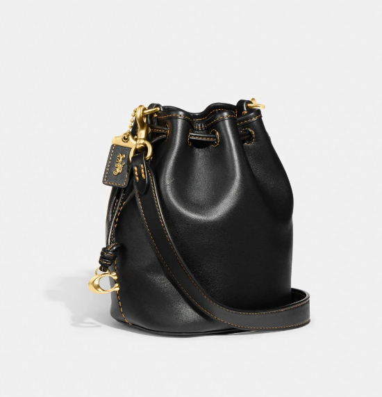 AUTHENTIC/ORIGINAL Preloved Coach Retail Camila Bucket Bag Black