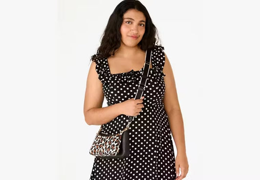 AUTHENTIC/ORIGINAL KATE SPADE KS Duet Leopard Small Crossbody