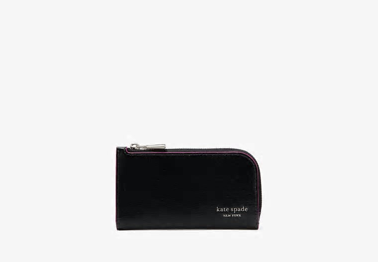 ORIG & IMPORTED Kate Spade KS Devin Glitter Edge Small Slim Bifold Wallet